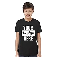 INK STITCH 235 Youth Kids Custom Design Your Own Printing Fine Jersey Tees - Multicolors