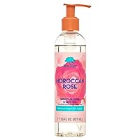 Bare Moroccan Rose Moisturizing Shave Oil, 7.7 fl oz, Gel-to-Oil Formula, Ultra Hydrating Barrier for a Close, Smooth Shave, For All Skin Types