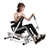 Rowing Machines, Rowing Machine,Dual Hydraulic Sculling Rowing Machine with 12 Resistance Levels 3 Grades Slope for Home Cardio Workout,for Men and Women