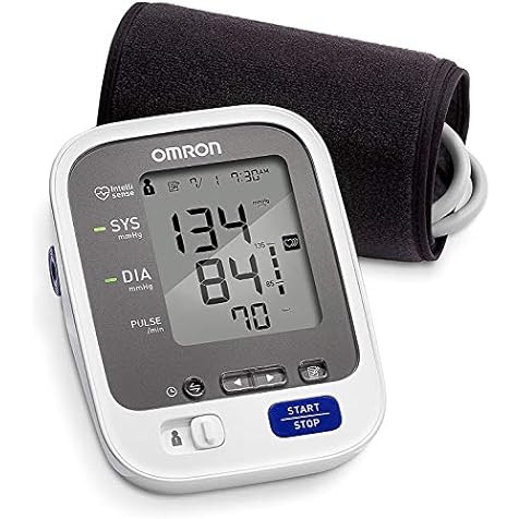 Omron 7 Series Wireless Upper Arm Blood Pressure Monitor; 2-User, 120-Reading Memory, BP Indicator LEDs, Bluetooth Works with Amazon Alexa by Omron