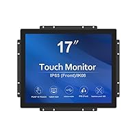 17 Inch 10 Points Open Frame Industrial Touch Monitor - PACP -1280X1024-LED Display Metal Housing with HDMI,DVI,VGA Port Built-in