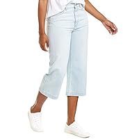 DL1961 Women's Hepburn High Rise Wide Leg Crop Jeans