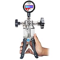 High Pressure Hand Pump Calibrator Range: 0 to 600 Kg/Cm² with Pressure Gauge for Calibration Labs, Field Calibration Model: AI-DPI-2300