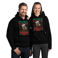 Ok I Pull Up Capybara Christmas Sweater Party Trending Meme Unisex Pullover Hoodie