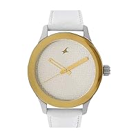 Monochrome Analog White Dial Women's Watch