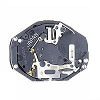 5X Japan Black Quartz Watch Movement PC21 Without Battery for 3 Pin Watch Repair Parts Accessories Watch Movement Replacing Spare Part Watch Accessory