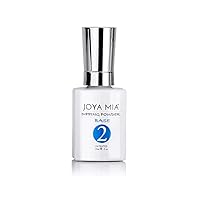 JOYA MIA Dipping Powder liquid Long Lasting Salon Quality Bond, Base, Activator, Top,Vitamin Oil (15ml, Base)