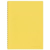 Septcouleur Lab Notebook, 8.35 x 6.22 Inches (A5), 3mm square grid, 100 sheets, Sunny Yellow (N768-04)