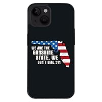 Gunshine State iPhone 14 Case - American Flag Phone Case for iPhone 14 - Cool Design iPhone 14 Case