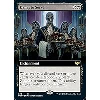 Magic: the Gathering - Dying to Serve (370) - Extended Art - Innistrad: Crimson Vow