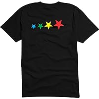 Black Dragon T-Shirt D953 with Multicolored Frontprint - Magic Star - Party, Gift, Carnival, Birthday, Husband, Wife