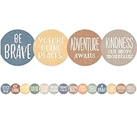 Teacher Created Resources Moving Mountains Positive Sayings Die-Cut Border Trim