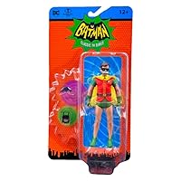 BANDAI - McFarlane DC Retro Batman 66 Action Figure, Robin with Oxygen Mask, Multicolor, TM15063