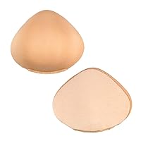 Foam Mastectomy Breast Form Prosthesis Bra Insert Pads For Swimwear - 5 Sizes (SEE SIZE CHART ON LEFT)