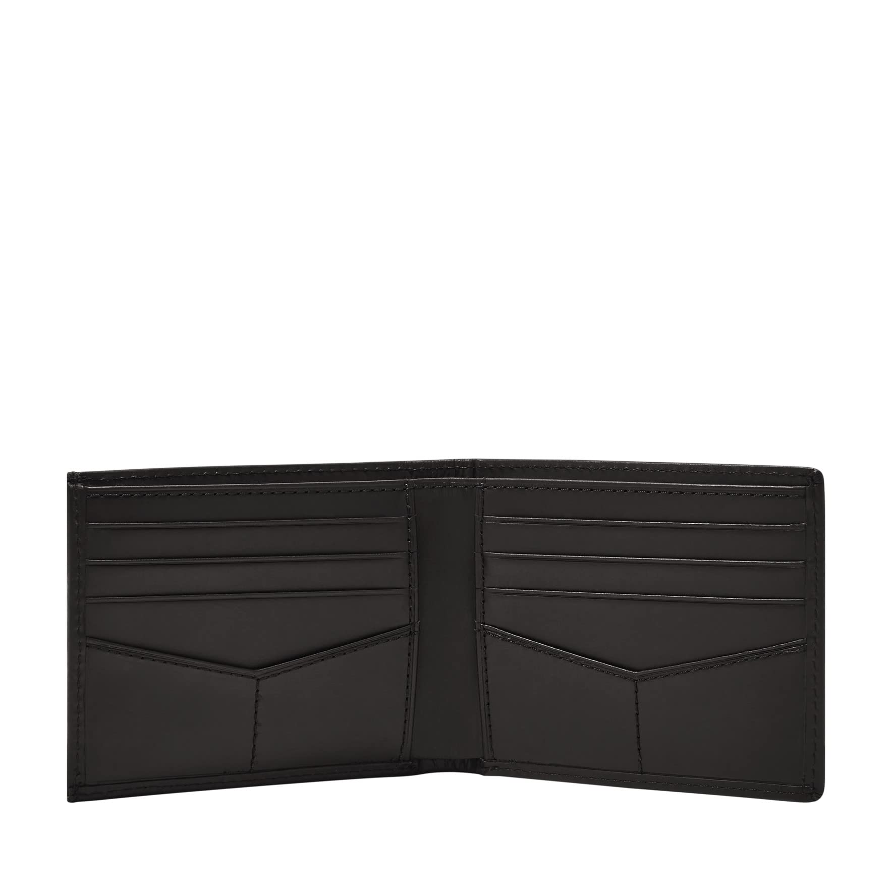 Fossil Men's Leather Bifold Sliding 2-in-1 with Removable Card Case Wallet