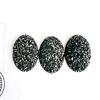 10pcs Resin Cabochons Oval Cameo Flat Back Cabochon Supplies for Jewelry Finding Fit 18x25mm Setting Base - (Color: 14)
