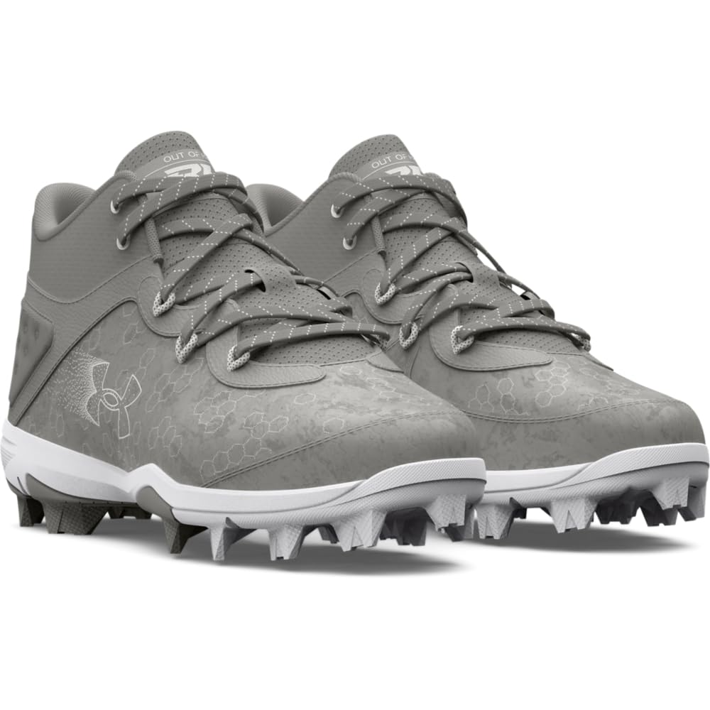 Under Armour Boy's Harper 8 Mid TPU Jr Baseball Shoe