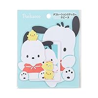 Sanrio New Life Decoration Sticker Set, Pochacco, PVC, 10.0 x 0.1 x 11.5 cm, Single Use, Flat, Cartoon, Unisex, Sanrio