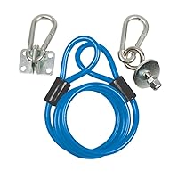 BK Resources Gas Hose Restraining Cable Kit with Mounting Hardware, Fits 48 Inch Long Hose