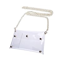 BESTOYARD Clutch Shoulder Bag Crossbody Bag with Chain Strap Handbag Purse for Women
