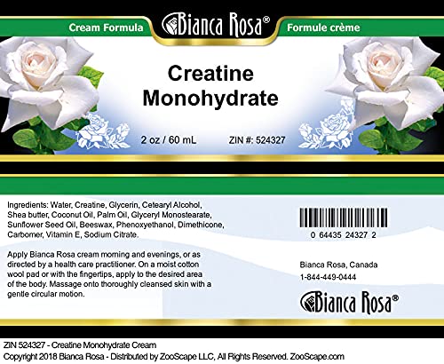 Bianca Rosa Creatine Monohydrate Cream (2 oz, ZIN: 524327)