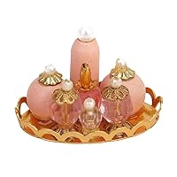 Doll House Miniature Doll House Perfume Bottles with Tray New Released and Popular Nice and Practical