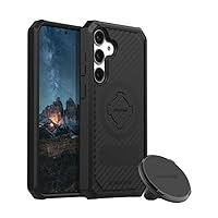 Rokform - Galaxy S24 Plus Rugged Case + Super Grip Dual Magnetic Vent Mount for Car, Truck, or Van