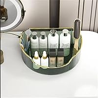 BHUKF Cosmetic Storage Box Acrylic Desktop Dressing Table Lipstick Skin Care Products Compartmentalized Storage Rack