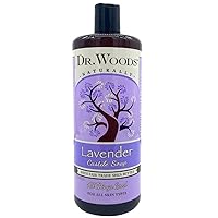 Pure Lavender Castile Soap with Organic Shea Butter, 32 Ounce