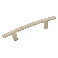 Amerock | Cabinet Pull | Satin Nickel | 3 inch (76 mm) Center to Center | Cyprus | 10 Pack | Drawer Pull | Drawer Handle | Cabinet Hardware