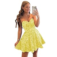 Sequin Short Homecoming Dresses for Teens Sparkly A Line Prom Dress Tight Cocktail Dresses Evening Gown with Pocket