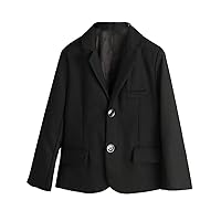 Boys' Two Buttons Coat for Wedding Formal Suit Jacket