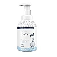 Ivory Baby Foam Unisex Baby Wash & Shampoo, Fragrance-Free, for Baby's Sensitive Skin, 16.9 oz