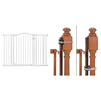 Summer Infant Extra Tall & Wide Safety Pet and Baby Gate & Banister to Banister Gate Mounting Kit - Fits Round or Square Banisters, Accommodates Most Hardware & Pressure Mount Baby Gates