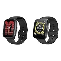 Amazfit Active Smart Watch with AI Fitness Exercise Coach & Bip 5 Smart Watch with Ultra Large Screen