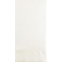 Club Pack of 192 White 3-Ply Disposable Party Paper Guest Napkins 8