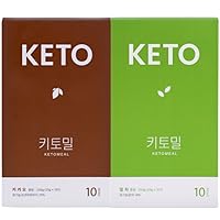[KETOFIT] KetoMeal Bundle, Cacao & Matcha Flavors, 20 Meals - Ketogenic Meal Replacement Shakes