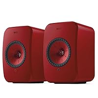KEF LSX II Wireless HiFi Speaker System (Lava Red)