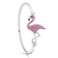 BNQL Be a Flamingo in a Flock of Pigeons Bracelet Flamingo Bracelet Positivity Be Yourself BFF Gift