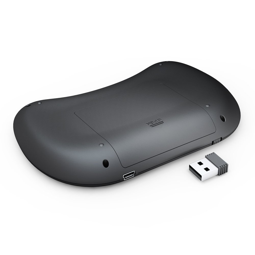 Rii i8 2.4GHz Wirelesss Touchpad Keyboard Mouse, Black (10038-SC)