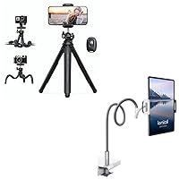 Lamicall 3 in 1 Flexible Tripod for iPhone and Gooseneck Tablet Holder