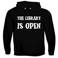 The Library Is Open - Men's Soft & Comfortable Pullover Hoodie