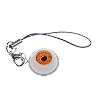 Eye Mobile Cell Phone Charm Pendant Halloween Spooky Horror Fancy Brown