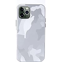 YEXIONGYAN-Case for iPhone 14/14 Plus/14 Pro/14 Pro Max Cowhide Genuine Leather Phone Case Shockproof Full Protective Back Cover Solid Stylish Case (White,14 Pro 6.1