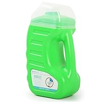 Non-Concentrated Bubble Refill Solution 64 Oz/1.89 L, with Easy Pour Funnel, Ready-to-Use Bubble Liquid for Bubble Toy (Green)