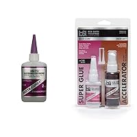 InstallBay Glue Instant Cure and Gap Filler (2 Ounce) and Bob Smith Industries Maxi Cure/Insta-Set Combo Pack (3 oz. Combined), Clear