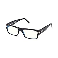 Tom Ford FT 5835-B BLUE BLOCK Shiny Black 54/17/145 men Eyewear Frame