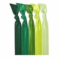 Emi-Jay Hair Tie Collection - Green Ombre 5 pack