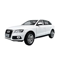 Scale Car Models 1 18 for Audi Q5 White Alloy Die Casting Static Model Car Collection Display Men Fashion Gift Pre-Built Model Vehicles