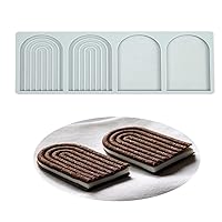 Cake Fondant Mold Hollow Window & Door Mold Silicone For Chocolate Cake Topper Decoration Cupcake Chocolate Candy Polymer Clay Gum Paste
